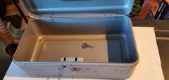 Lock Box Company Metal Lockable Cash Box with Key and Handle