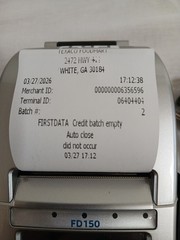 First Data FD150 EMV Contactless Credit Card Machine Terminal POS