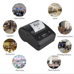 80mm Thermal Printer BT4.2 Connection 50 To 80mm/s 203DPI ESC POS Compatibl VRDD