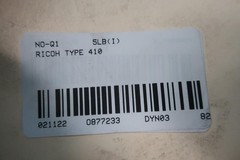 Box Of 4 Ricoh 887523 Type 410 Standard Yield Black Toner Cartridge
