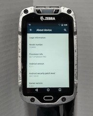 Zebra TC8000 TC80NH Mobile Computer Scanners w/ Batteries Tested Lot of 2