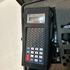 MSI Data Corp PDT-LS Rs-232 Portable Bar Code Reader In Case + HP QBCS-6389