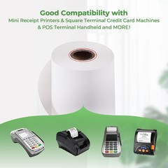 2 1/4″ inch x 50’ft Thermal Paper 50 Rolls, BPA Free Receipt Paper, 58mm Ther…