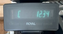 Royal Alpha 1100ML Electronic Cash Register — Tested/Working — No Key — See Desc