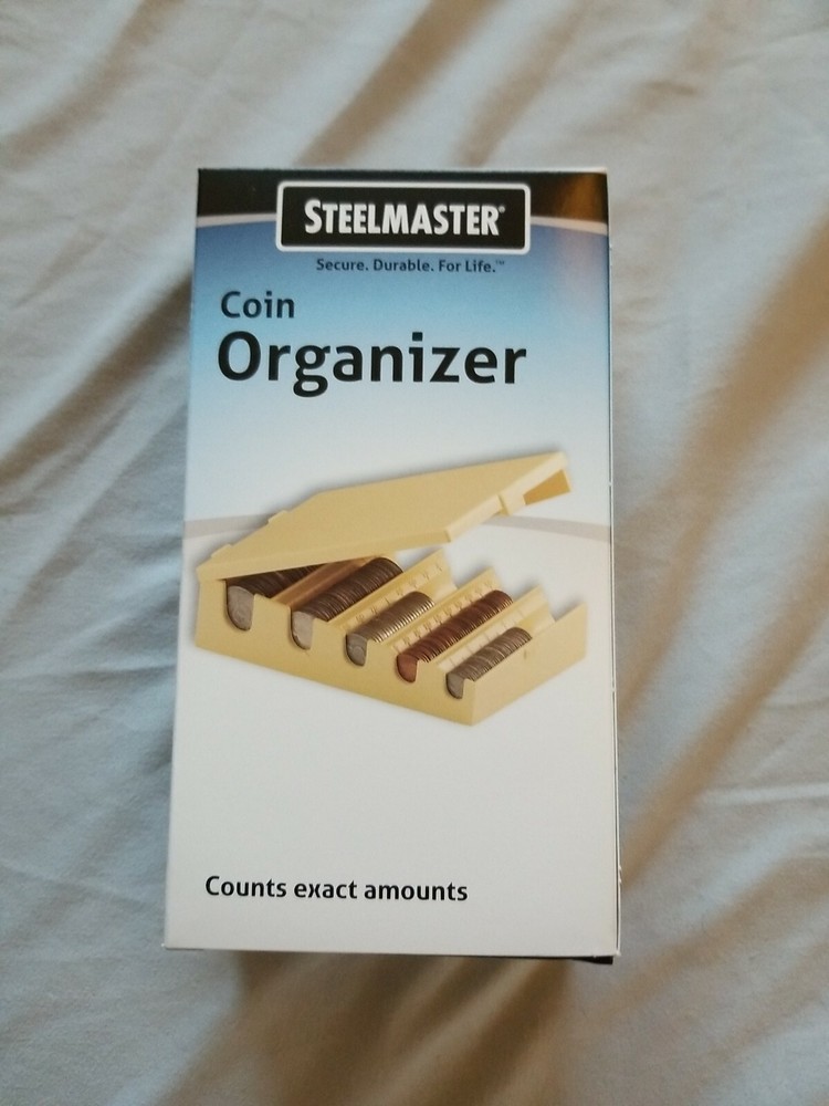 Hard Plastic Coin Organizer Change Sorter Holder MMF Industries – NIB FAST SHIP