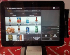 ELO Toast Black i3-10STD 10″ Touchscreen POS System With Power Supply & Printer