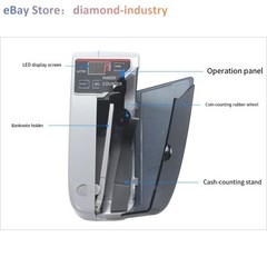 V31 Portable Foreign Currency Counting Machine with UV Banknote Inspection