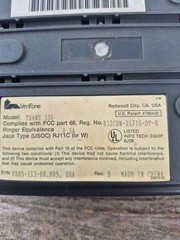 VeriFone Tranz 380 12700453 with power cord