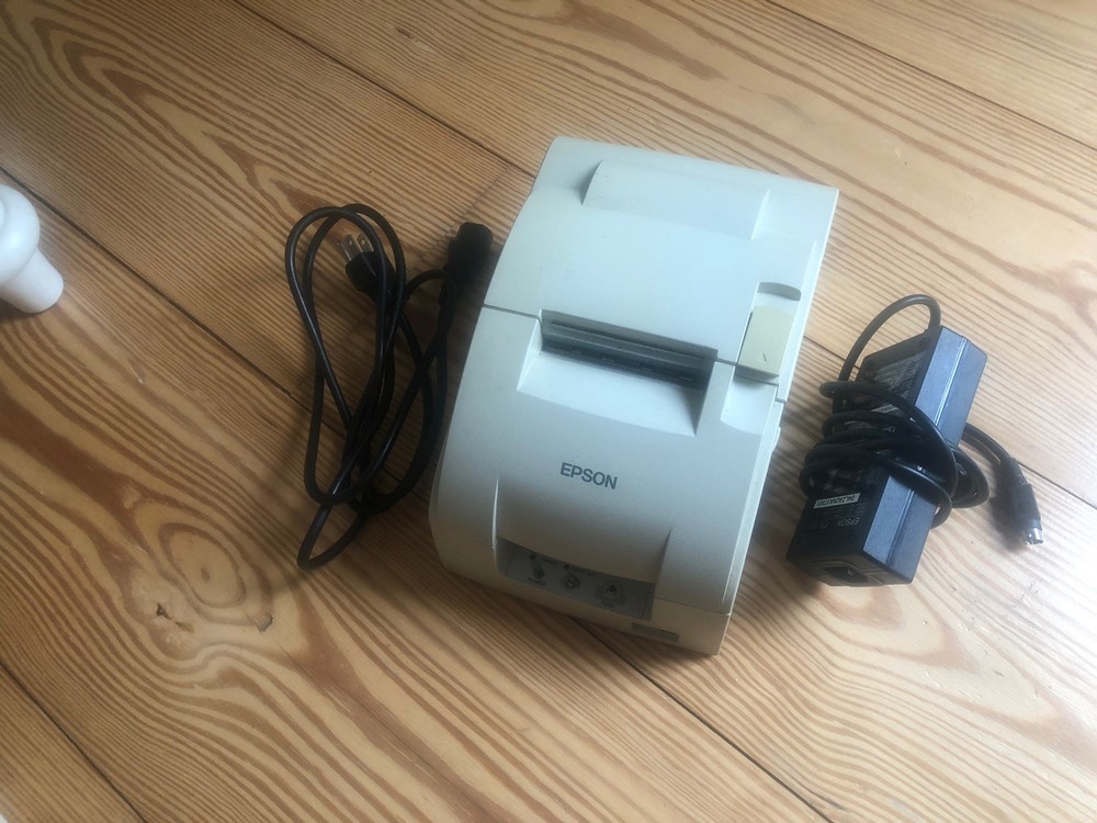 Epson TM-U220D Dot-Matrix Impact Kitchen POS Receipt Printer M188D w/ AC SERIAL