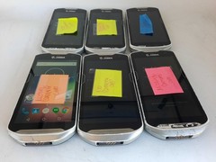 Lot of 6 Zebra TC56CJ-1PAZU2P-25- Barcode Scanner-(Missing Camera App)-FOR PARTS