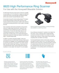 Used good cond Honeywell LXE 8620 Ring Scanner BarCode Scanner dolphin 70e 75e