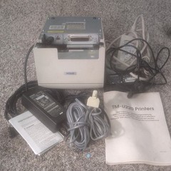 Epson TM-U220PB POS Printer M188B Dot Matrix Wired with Power Supply & Cables