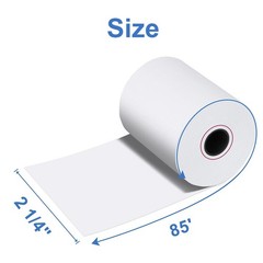 2 1/4″ x 85′ First Data FD130 FD100Ti Thermal Paper 100 Rolls Cash Register Tape