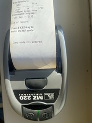 Zebra MZ220 Mobile Thermal Receipt Printer Bluetooth -USB- Battery- AC Adapter