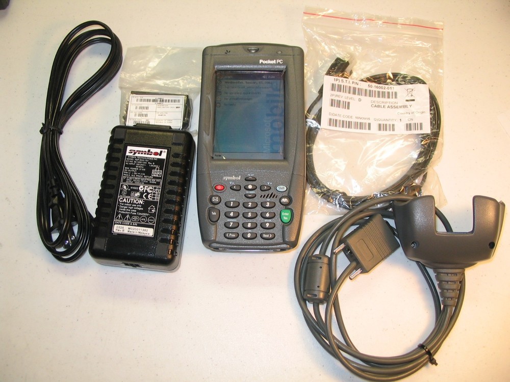 SYMBOL PDT8046 BARCODE SCANNER TS2600WW *WI-FI* COMPLETE KIT: PDA+CABLES+CHARGER