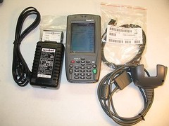 SYMBOL PDT8046 BARCODE SCANNER TS2600WW *WI-FI* COMPLETE KIT: PDA+CABLES+CHARGER