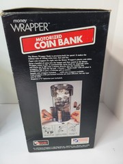 VTG MAGNIF Money Wrapper Motorized Coin Bank Made in USA 1994 AS SEEN ON TV
