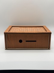 Wooden Piggy Banks Dollar Cash Boxes Reusable Assembled Cash Box