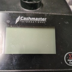 Cashmaster International Sigma 105 Cash Counting Scale w/ Battery no charger