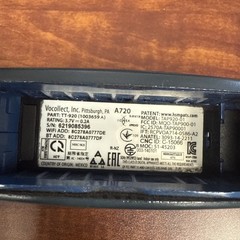 Vocollect Talkman A720 TT-920 Voice Terminal Honeywell – With Battery