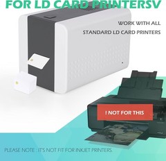 10 Pack SLE4442 Chip Blank Credit Cards with 2 Track Magnetic 10pack, white