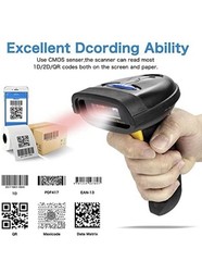 NETUM 2D Barcode Scanner, Compatible with 2.4G Wireless & Bluetooth & USB Wired