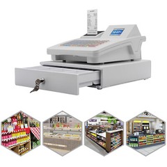 Electronic Cash Register Pos System Supermarket Bar Retail Shop with Cash Drawer