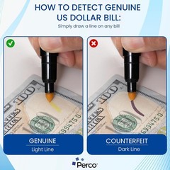 Universal Currency Fake Bill Checker Pen 2-Pack – Compact and Reliable Solution