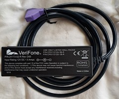 New Verifone Purple Multi-Port Ethernet Switch 2M Cable for MX915 24173-02-R