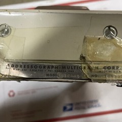 ADDRESSOGRAPH MODEL 12-45 Vintage