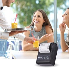 1-Portable 58mm 2 Inches Wireless BT Thermal Bill Receipt Printer Mini IADT