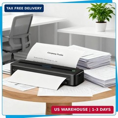 BESARME 100 Sheets Thermal Printer Paper, 8.5 x 11 Inch US Letter Size Thermal P