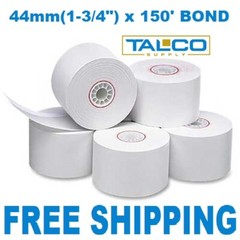 (100) SHARP ER-A320 (44mm x 150′) BOND REGISTER PAPER ROLLS ~FAST FREE SHIPPING~
