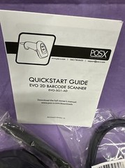 NEW POSX EVO 2D Barcode Scanner EVO-SG1-ADU-K & Stand KIT Qnty 5