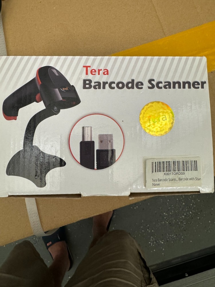 Tera Barcode Scanner Wireless Versatile 2-in-1 (USB 2.0 Wired)