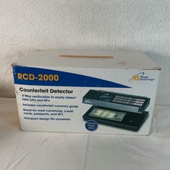 Royal Sovereign RCD-2000 4-Way Counterfeit Bill ID Detector UV Magnetic MG WM