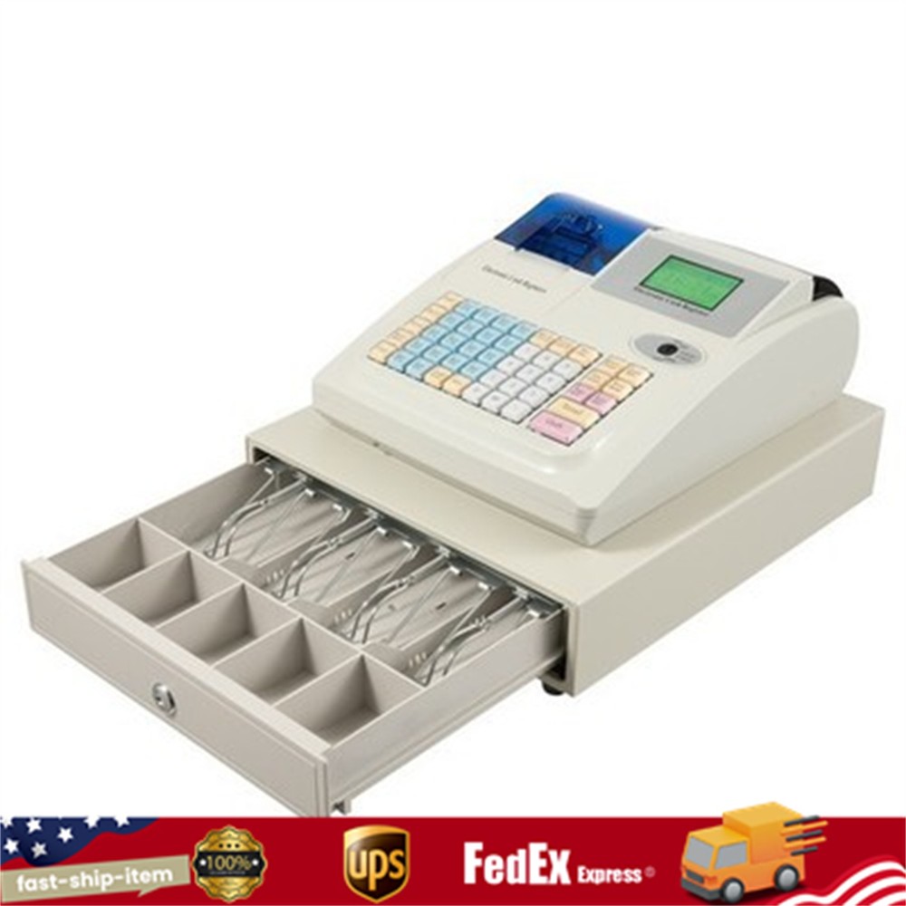 NEW Electronic Cash Register 48 Keys Cash Management System with Thermal Printer