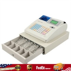 NEW Electronic Cash Register 48 Keys Cash Management System with Thermal Printer
