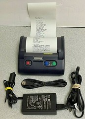 Seiko Instruments SII MPU-L465 -E Thermal Printer w/ AC Adapter/ USB Cable/ Roll