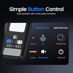 ** NEW Portable Counterfeit Bill Detector | UV Light | Watermark | Magnetic Ink
