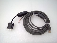 Zebra CBA-R13-S09EAR RS232 Serial Cable 9ft Straight for Wincor Nixdorf Beetle