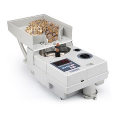 Ribao CS-10S High Speed Portable Coin Counter and Sorter, 1800 Coins per Minu…