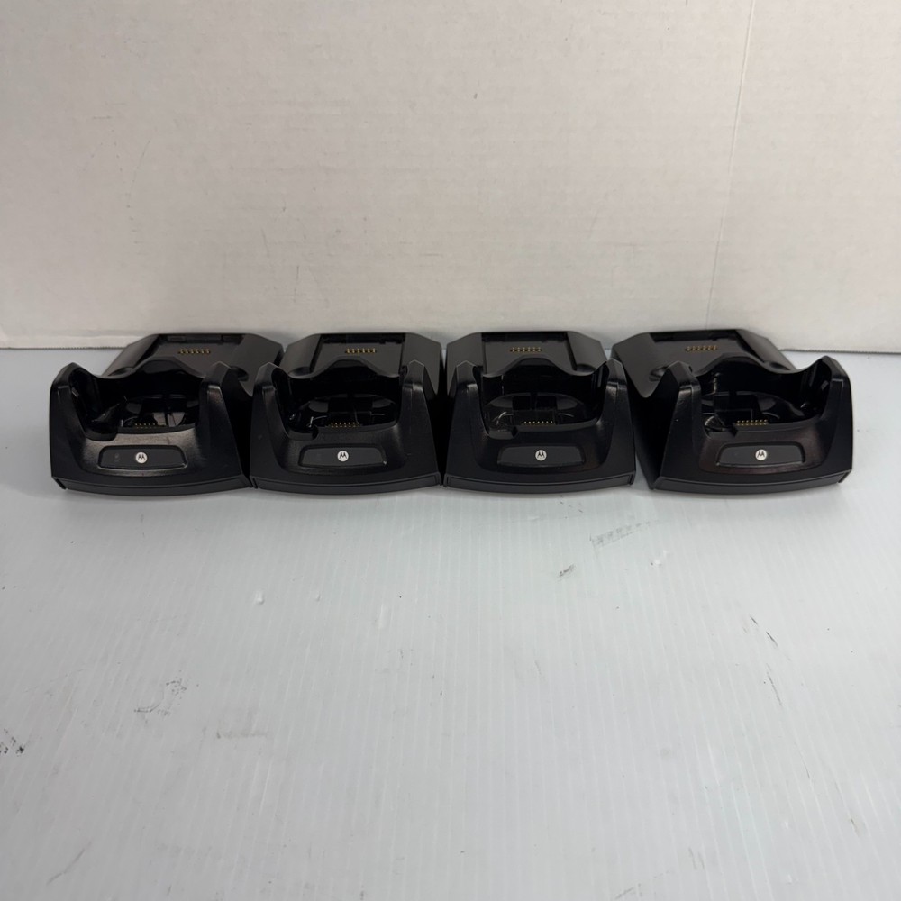 Lot of 4 Symbol Motorola Zebra CRD5500-1000 Barcode Charger Cradle MC55 MC55A