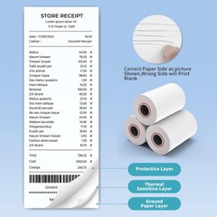 3-1/8″ x 230′ Thermal Paper Receipt Rolls White POS Cash Register Tape 20 Rolls