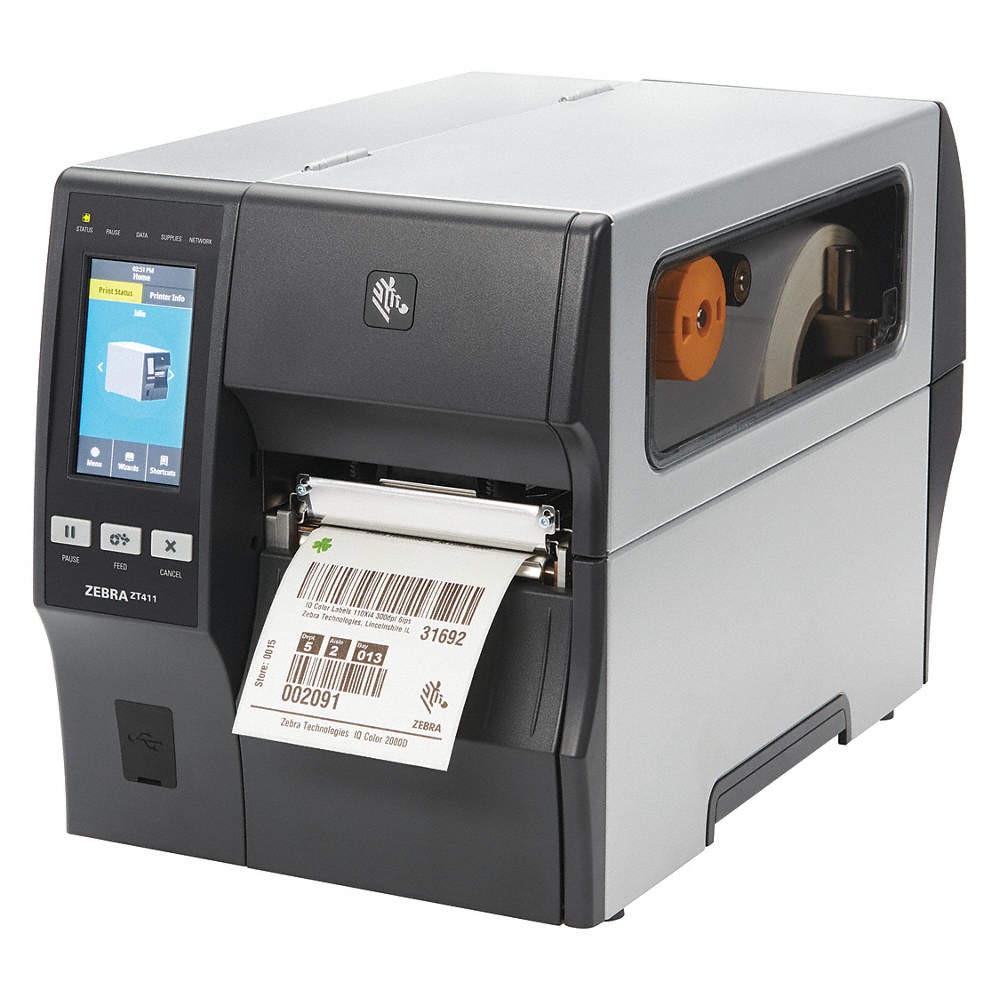 ZEBRA Industrial Printer,600 dpi,ZT400 Series 60DZ42