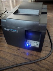 SQUARE REGISTER SPS1-01 WITH STAR TSPIII PRINTER AND SYMBOL BARCODE SCANNER
