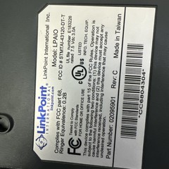 VeriFone Pinpad 1000se P003-180-02- USB Credit Card Terminal. Linkpoint AIO