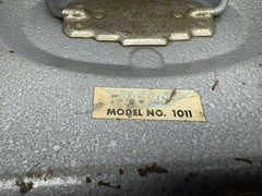 Union Steel Chest Corp Utilco Gray & Blue Steel Cash Box – No Key