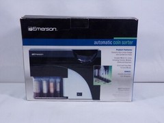 EMERSON 4 BARREL AUTOMATIC COIN SORTER NEW IN BOX