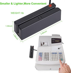 USB Magnetic Stripe Card Reader 3 Track POS Credit Card Swiper Magstripe